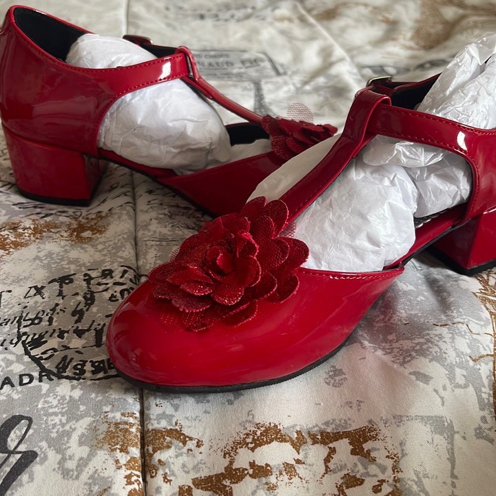 Are you looking for red high heels well here they are! Never worn